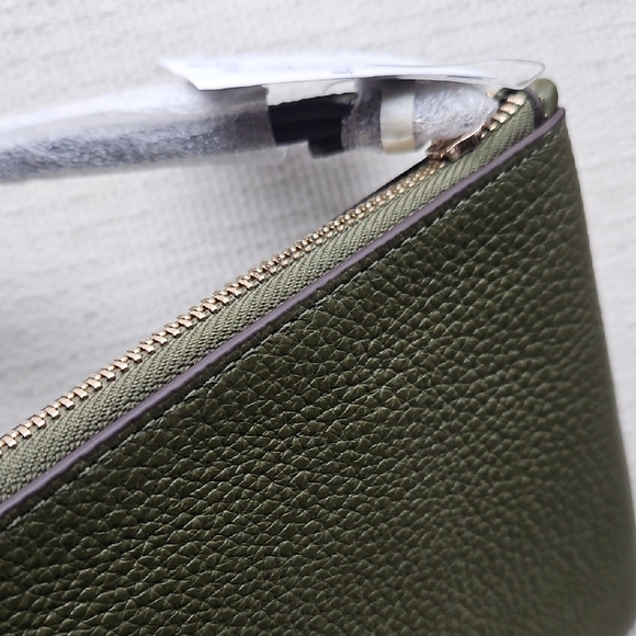 Kate Spade Olive Leather Pouch - Picture 8 of 13